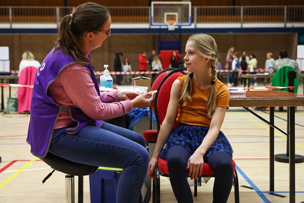 Meisje 10 jaar HPV-prik